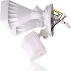 RuggedGrade 20W Turin II TT Series LED Security Light - Motion Sensor Flood Light - 2,400 Lumens - 240° Sensor - Color Selectable 3000K/4000K/5000K - White Housing - Outdoor Light - DLC 5.1 Premium