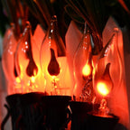 SUNSGNE Christmas Flicker Flame Light Bulbs, Crystal Clear Flame Tip Candelabra Bulbs, C18 Flickering Replacement Bulbs Dances with Orange Flame, 1 Watt, 120 Volt, E12 Candelabra Base, 12 Pack