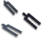 Stack Shim Combo # 2, 416 Pcs., Diferent Sizes, Black Color, Made in USA, Levelers for Windows and Doors, Flat, Spacer, Stackshim, Free and Quick Delivery from USA, BFSEALS