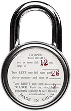 Locker Lock, 2 in Combination Lock, Black, 20 Pack