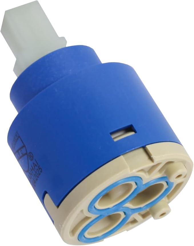 N35DW 35mm faucet Cartridge (1 Pack), Replacement Cartridge for Kraus/Kohler/Moen/American Standard Gear Cartridge faucet Cupc Certified