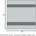 Flitz Premium Microfiber Polishing Cloth (400 GSM) - 16" x 16" USA-Made Grey Lint Free Microfiber Cleaning Cloth - Washable and Ultra Absorbent Micro Fiber Towel for Cars, Metals, & More (1 Pack)