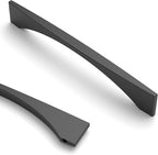 Asidrama 2030 10 Pack 6.3 Inch(160mm) Matte Black Kitchen Cabinet Handles, Vintage Retro Cabinet Pulls Kitchen Cabinet Hardware for Cupboard Drawer Pulls