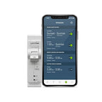Leviton 2nd Gen Smart Circuit Breaker with Remote Control, GFPE, 1-Pole 25 Amp, 120-Volt, 10kA Interrupt Rating, LB125-EST