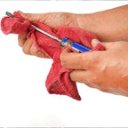 Shop Towels (Red, 2000-Pack) - Bulk Cleaning Towel in a Bag, Mechanic Cotton Wipes for Car Maintenance, Auto Mechanics & Garage, Wipe Grease & Oil, Machine Wash & Reusable