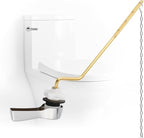 iFealClear Universal Side Toilet Flush Hnadle Replacement, Angle Mount Toilet Handle Replacement Compatible with Kohler, American Standard, TOTO, Mansfield, Solid Brass, Chrome