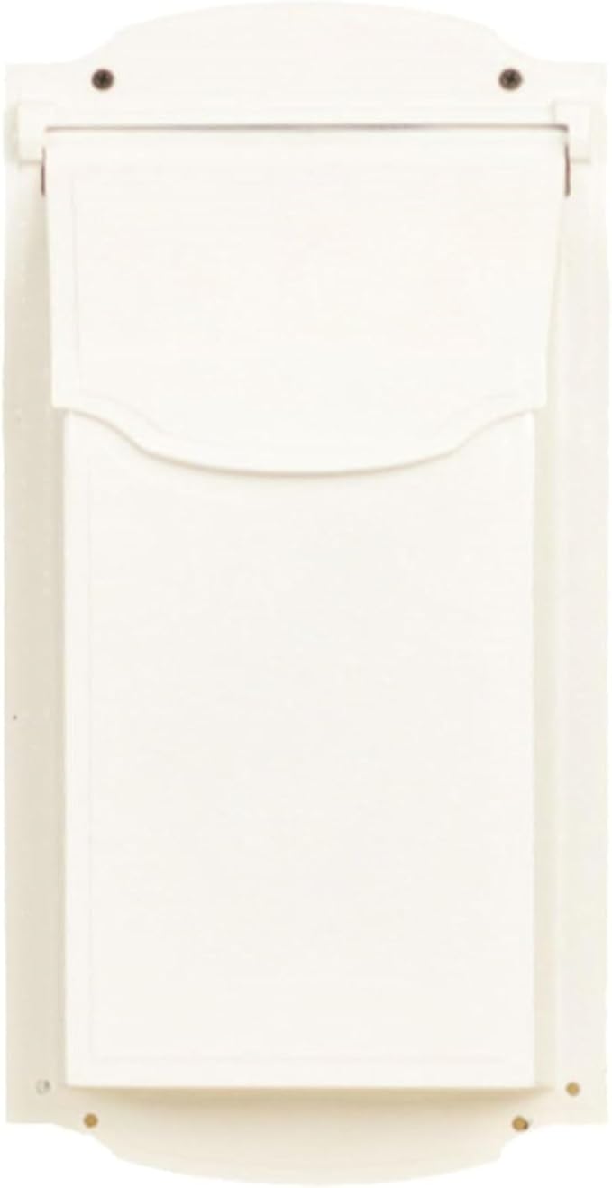 Special Lite Contemporary Vertical Wall Mount Mailbox - White Aluminum Mailbox for Wall Mount - SVC-1002-WH