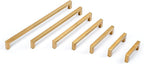 30 Pack Champagne Cabinet Pulls 3 Inch Drawer Handles Champagne Gold Cupboard Handles Square Cabinet Door Handles Modern Stainless Steel Kitchen Hardware for Cabinets