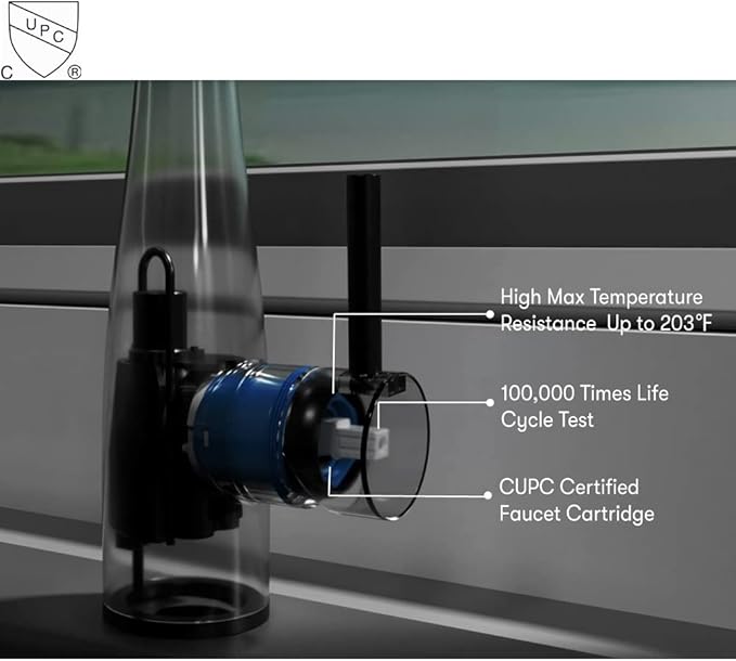 25mm Kohler K-GP1093674 Faucet Cartridge Replacement, CUPC Certified, Single Handle Faucet Valve for Plumbers Emporium A507906N Cartridge Sub Assembly, N25DW, N25D Valve Kit