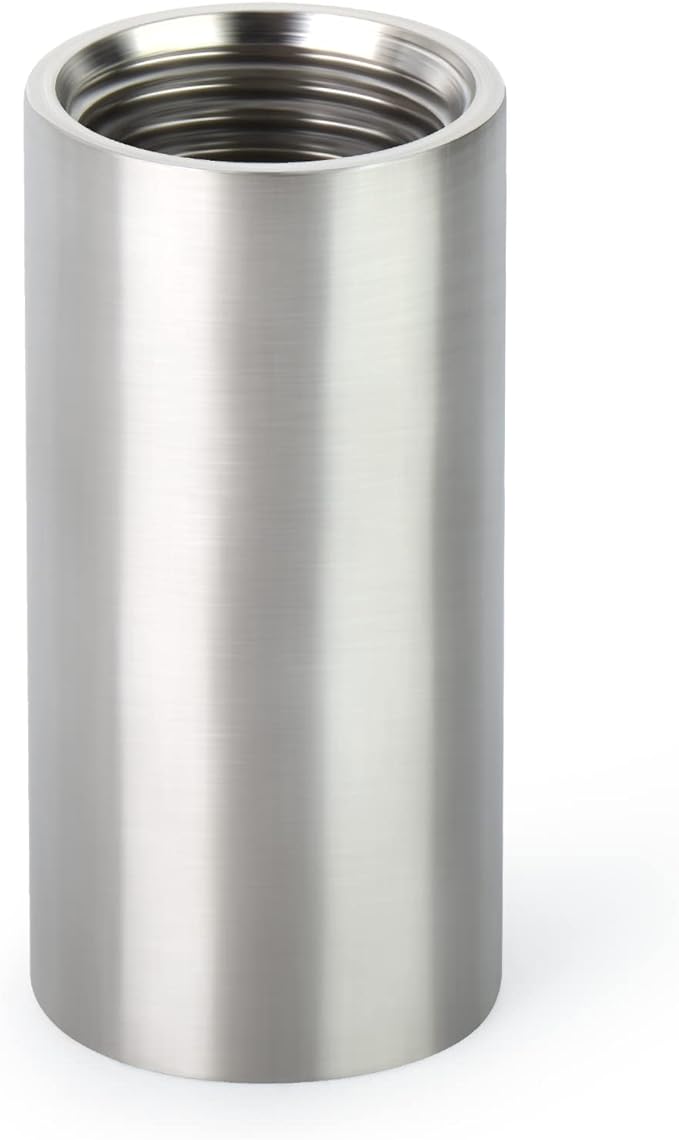 TAISHER 2PCS Stainless Steel Pipe Fittings, 1/2" NPT x 1/2" NPT Female Threaded, 2" Length Nipple Cast Pipe