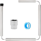 44 Inch Flexible Magnesium Water Heater Anode Rod 3/4" NPT Thread Replacement for AO Smith, Rheem, Reliance, Richmond, Kenmore, GE & State Includes 1-1/16" Hex Socket Tool & Teflon Tape