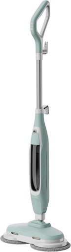 Steam & Scrub Steam Mop, All-in-One Scrubbing and Sanitizing Hard Floor Cleaner, LED Headlights, 4 Dirt Grip Soft Scrub Pads Included, L Water Tank, Swivel Steering, Light green
