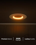 Sunco 12 Pack 10W 4 Inch LED Recessed Lighting Slim Baffle Retrofit Night Light for Indoor Living Dining Room Bedroom, 600 Lumens, Selectable CCT 2700K/3000K/4000K/5000K/6000K, Dimmable, AC120V - ETL