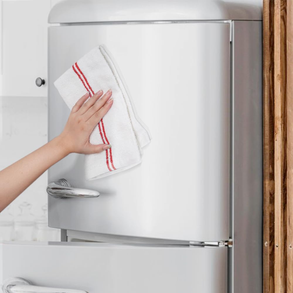 Avalon Towels Terry Bar Mop Towels (Value Pack of 36) Size 16"x19" – Absorbent and Durable, Multipurpose Cleaning Rags, Cotton Cleaning Cloths, Terry Cloth Rags, Reusable Shop Rag