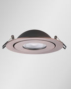 Canless Gimbal LED 4-inch - Swivel 90° tilt 360° Rotation Adjustable 6PACK 4" dimmable Eyeball LED Wafer recessed retrofit Ceiling Spotlight Can Light Oil Rubbed Bronze 4 inch 6 Pack