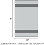 Buffalo Industries (10525) Absorbent White Recycled T-Shirt Cloth Rags - 50 lb. box - For All-purpose Wiping, Cleaning, and Polishing - Made from 100% Recycled Materials