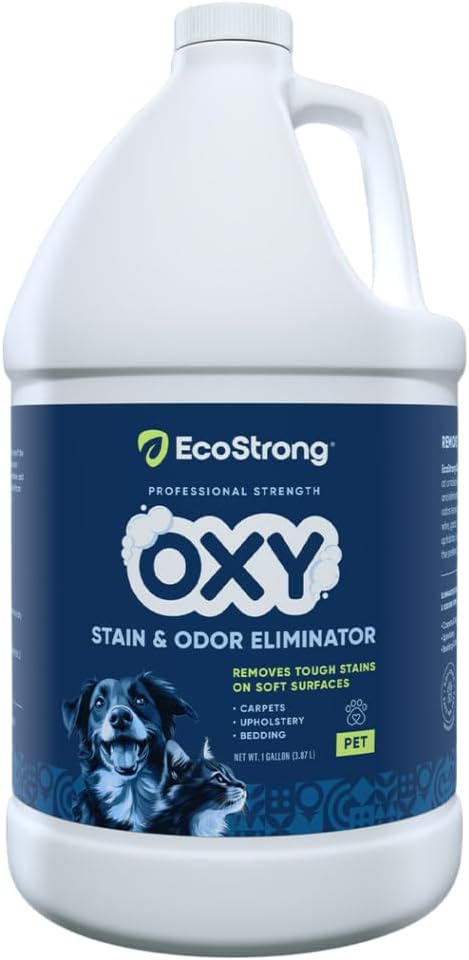 Oxy Pet Carpet Cleaner Spray | Pet Stain Remover for Pet Urine, Cat Pee, Dog Poop | Deep Spot Treating Action on Carpeting, Upholstery, Laundry, Pet Beds & More (128 Fl Oz)