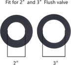 Universal Toilet Tank To Bowl Gasket,2 Kind Gasket and 2 Sets 5/16*3.15 inch Stainless Steel Heavy Duty Rustproof Bolt Hardware Kit,Fits Most 2-Inch and 3-Inch flush valve opening 2-Piece Toilet Tanks