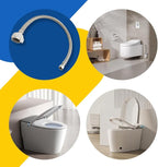 (12pcs 20 inch) PLUMBINGMASTER Toilet Water Supply Line,3/8" Comp x 7/8" BC Braided Stainless Steel Toilet Supply Line,Toilet Connector Hose with Anti-Leaking Brass Nut