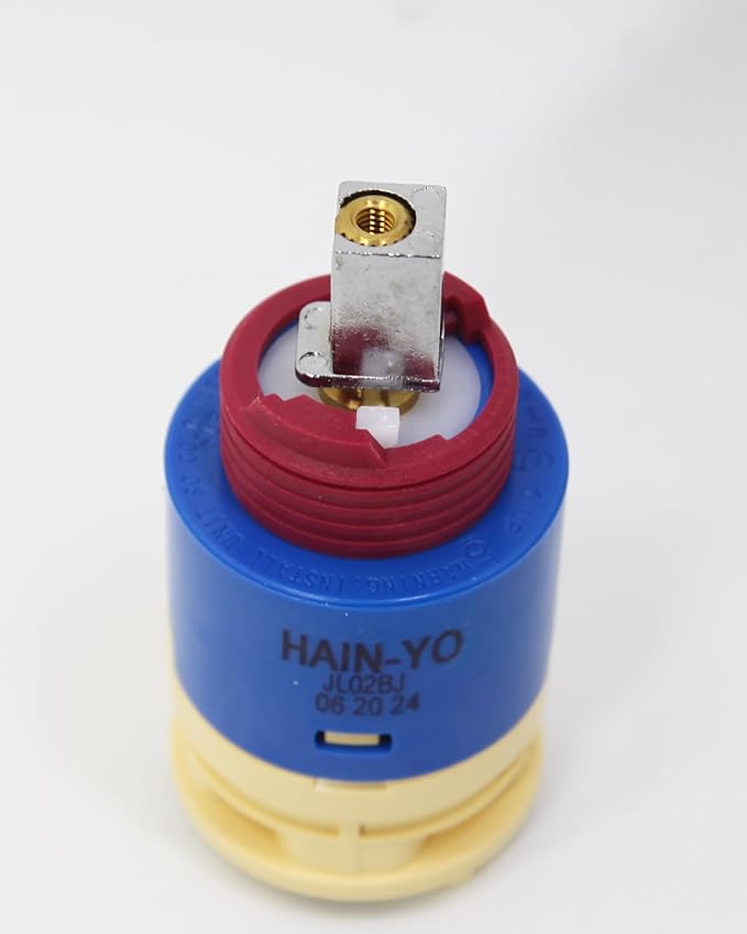 Hain-Yo JL02BJ HL-40 Ceramic Pressure Balance Shower Cartridge, OEM 40mm Shower Faucet Cartridge Replacement,for Tub and Shower Valves