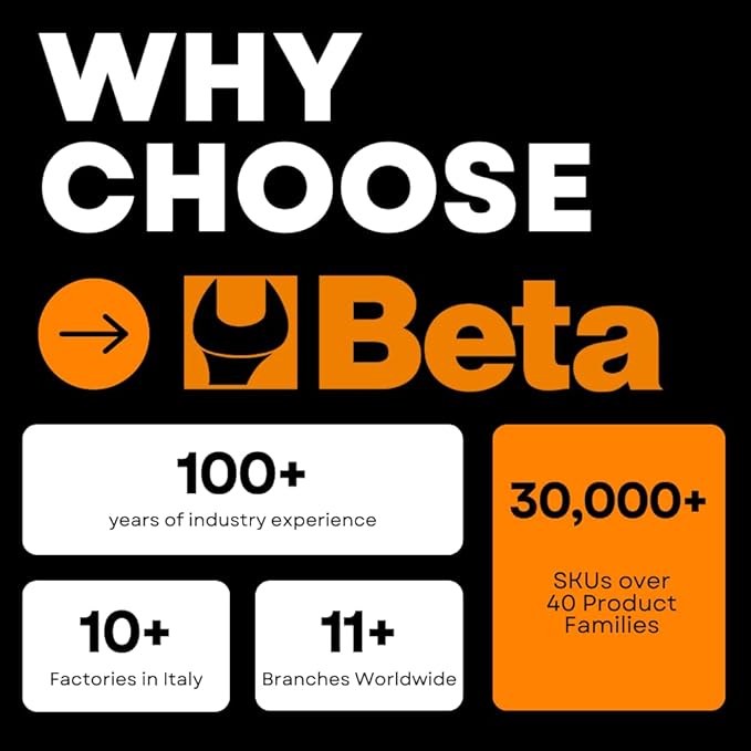 Beta C41H Two-Module Rolling Metal Tool Chest, Detachable Metal Tool Box, Telescopic Handles, Orange