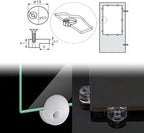 18pcs Glass Retainer Clips Kit Clear Plastic Cabinet Door Clips Mirrors Holder with Screws for Fixing 3-4mm Glass Cabinet Door, Windows, Mirrors