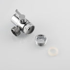 Brass Sink Faucet Diverter Valve to Sink Hose Sprayer,Faucet Splitter for Kitchen,Sink Faucet Replacement Part M22 x M24,SBA021