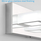 Ralbay LED Bathroom Vanity Lighting Fixtures 5 Lights Acrylic Rotable 360° Modern Bathroom Vanity Light Over Mirror