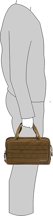 COREFLEX 12-Inch Heavy Duty Tool Bag, Tactical Gear Range EDC Bag for cars, Multi-Purpose Work Mechanics, Electrician, Carpenters, Builders, Plumbers 12'' X 7'' (Coreflex-Tac-01)