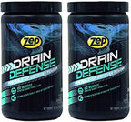 Zep Drain Defense Enzymatic Cleaner Powder - 18 oz (Case of 2) ZDC16 - Safe for Pipes and Septic Systems