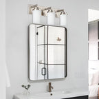 TODOLUZ 3-Lights Vanity Bath Light with Opal White Glass Shades, Modern Bathroom Lighting Over Mirror Brushed Nickel for Kitchen Hallway Bedroom Foyer