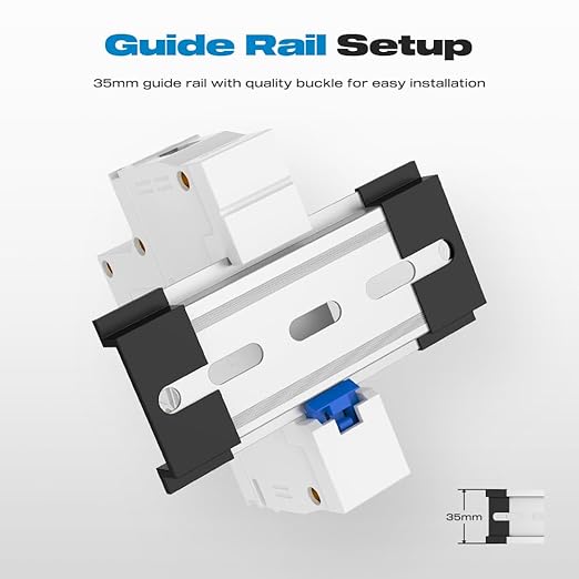 AC Miniature Circuit Breaker, CGELE 20 Amp 1 Pole 120/240V Solar AC Disconnect Switch Thermal Magnetic Trip Din Rail Mount