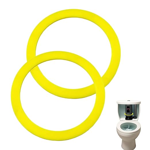 Flush Valve Seal for Kohler, 2 Pack GP1059291 Silicone Replacement for Toilets, Canister Flush Valve Toilet Tank Gasket Replacement Parts