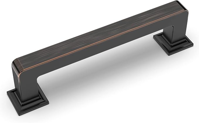 6 Pack 3.75 Inch Kitchen Cabinet Handles - Oil Rubbed Bronze Pulls Hardware for Cabinets and Cupboards