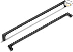 3 Pack 12.6 Inch(320mm) Hole Center Matte Black Modern Drawer Pulls Timeless Cabinet Pull Handle Vanity Pull Handle Classic Kitchen Cabinet Hardware, Screws Included, M-Black(12.6x3)