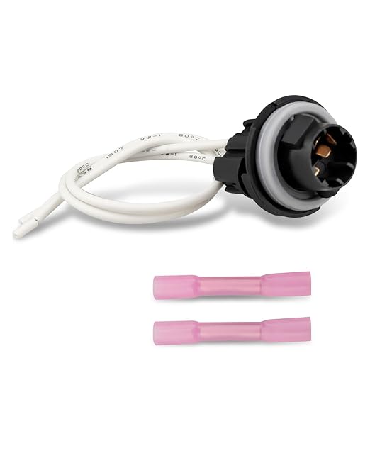 LS44 Bulb Socket Multi-Purpose Lamp Light Fit for Chevrolet GMC Buick Cadillac Oldsmobile Pontiac Saturn, for Tail Light Socket&License Plate Light Socket&Fog Light Socket