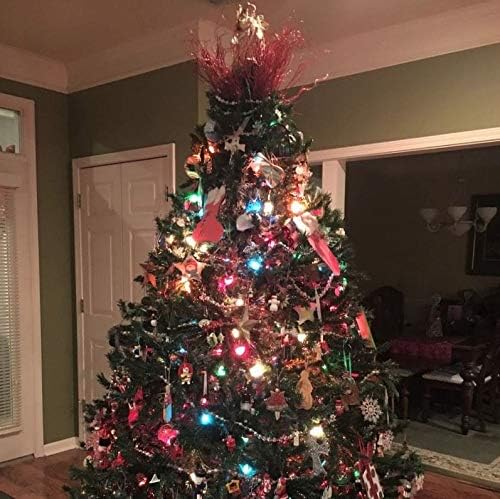 Novelty Lights Ceramic Christmas Replacement Bulbs - Outdoor Individual Bulbs for Events, Holiday Parties, Patios, and More - C7/E12 Candelabra Base, 5 Watt Lights (Multicolor, 25 Pack)