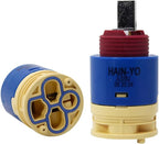 Hain-Yo JL02BJ HL-40 Ceramic Pressure Balance Shower Cartridge, OEM 40mm Shower Faucet Cartridge Replacement,for Tub and Shower Valves