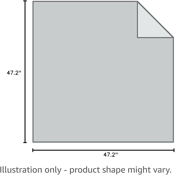 TONYKO 3.9 x 3.9ft Fiberglass Fire Blanket for Emergency Surival, Flame Retardant Protection and Heat Insulation (White-4PACK)