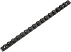 ARES 70086-1/2-Inch Drive Black Aluminum Socket Organizer - Store up to 16 Sockets and Keep Your Tool Box Organized - Sockets Will Not Fall Off this Rail
