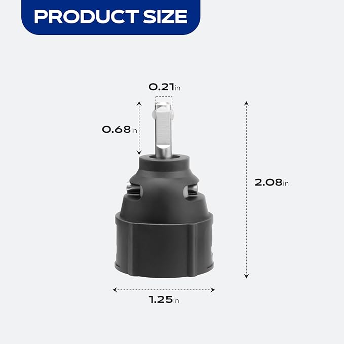 1255 Replacement Cartridge for Moen Kitchen Faucet, Single Handle Cartridge with Leak-Proof Design for Duralast, with Stainless Steel Lever