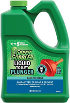Green Gobbler Liquid Toilet Plunger | Clog Remover | Safe for Toilets and Septic | No Plunger Needed | 5 Uses