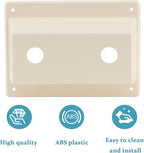 Shower faucet cover RV Camper trailer shower board replacement Faucet Mount KIT Faucet Bezel Stand Off Faucet Cover,Parchment