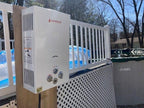 CAMPLUX 2.64 GPM Propane Portable Gas Water Heater, 68,000 BTU Outdoor Tankless Camping Water Heater with Digital Display, White