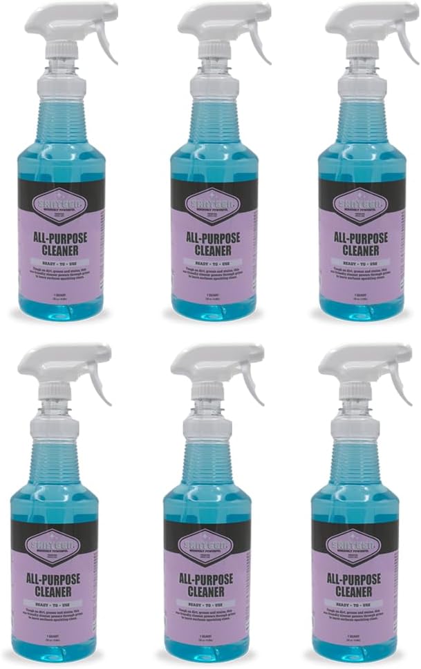 Santeen All-Purpose Cleaner, Ready-to-Use, 6-Pack, 32oz (Quart), Made in USA