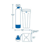 Aquasana SimplySoft® 60,000 Grain Water Softener - Whole House Hard Water Reduction - Base Tank & Cabinet System WH-SF60-BASE