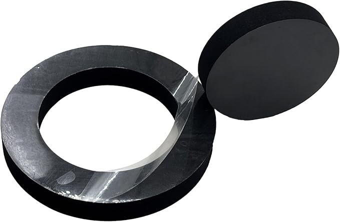 Z1200-NEOSEAL-GSKT-4 4" Bonded Neo-Seal Closet Gasket Kit Replacement for Wall Hung Toilet (Black)