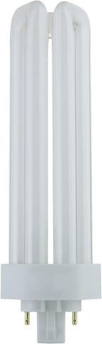 Sunlite CFL Plug-in PLT 4-Pin Triple Tube Light, 42 Watts, 4-Pin GX24q4 Base, 3200 Lumens, 3500K Neutral White, 10 Pack