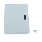 16 x 8 x 20 NEMA 4X Electrical Junction Box - Premium Steel Enclosure for Industrial Controls - Heavy Duty Outdoor Metal Cabinet with Dual-Key Lock - Fits Wiring, Connectors and Panels