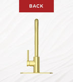 Pfister Stellen Kitchen Faucet with Pull Down Sprayer, Single Handle, High Arc, Brushed Gold Finish, LG529SABG